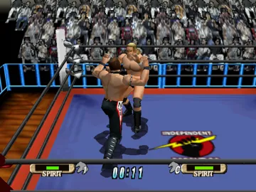 WCW vs. nWo - World Tour (Europe) screen shot game playing